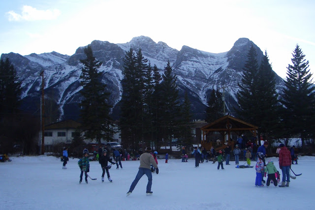 Canmore pond 