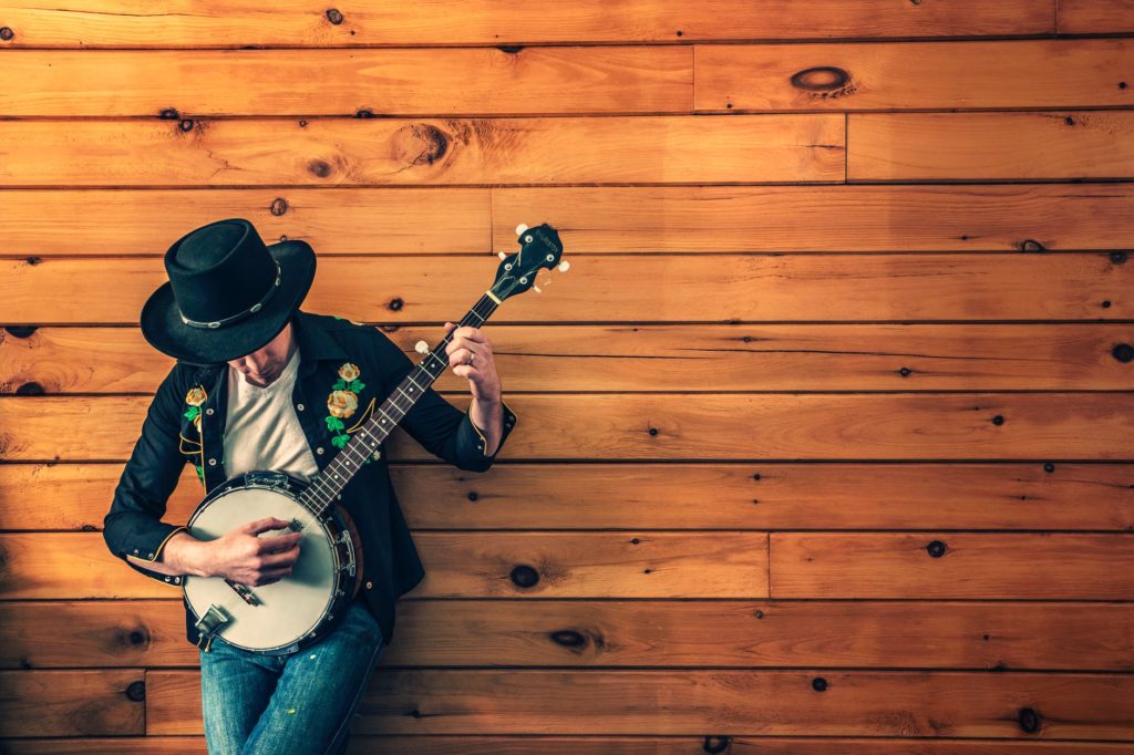 Musician with Banjo