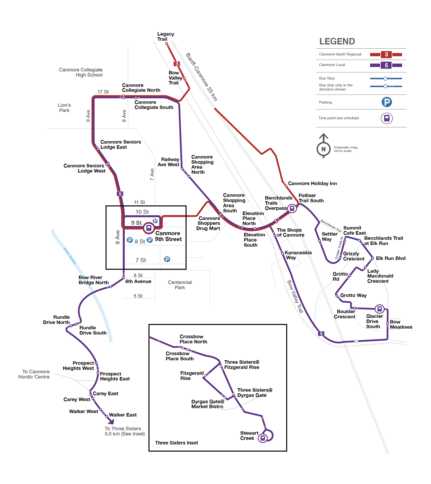 roam bus canmore route 5 schedule