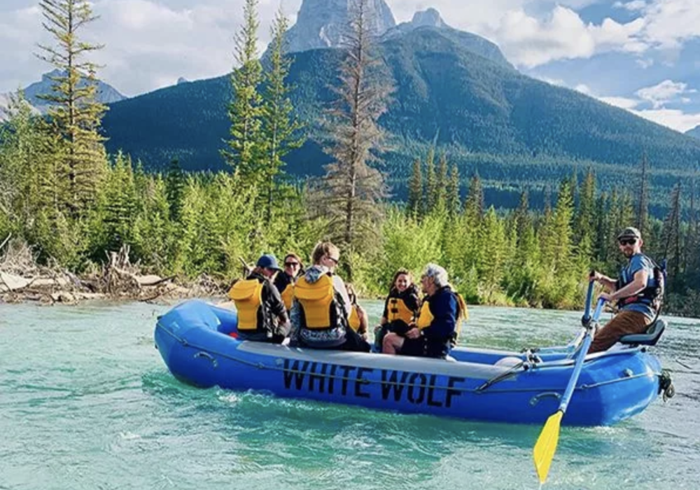 rafting in Canmore