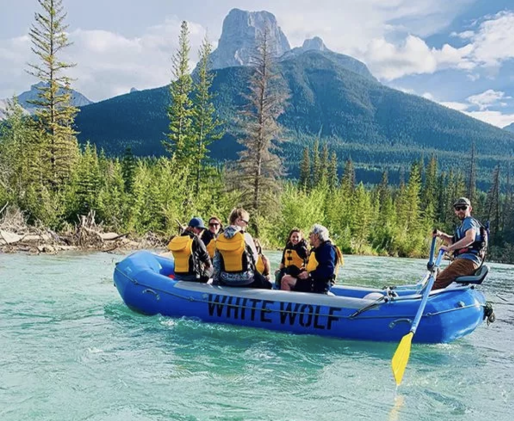 rafting in Canmore
