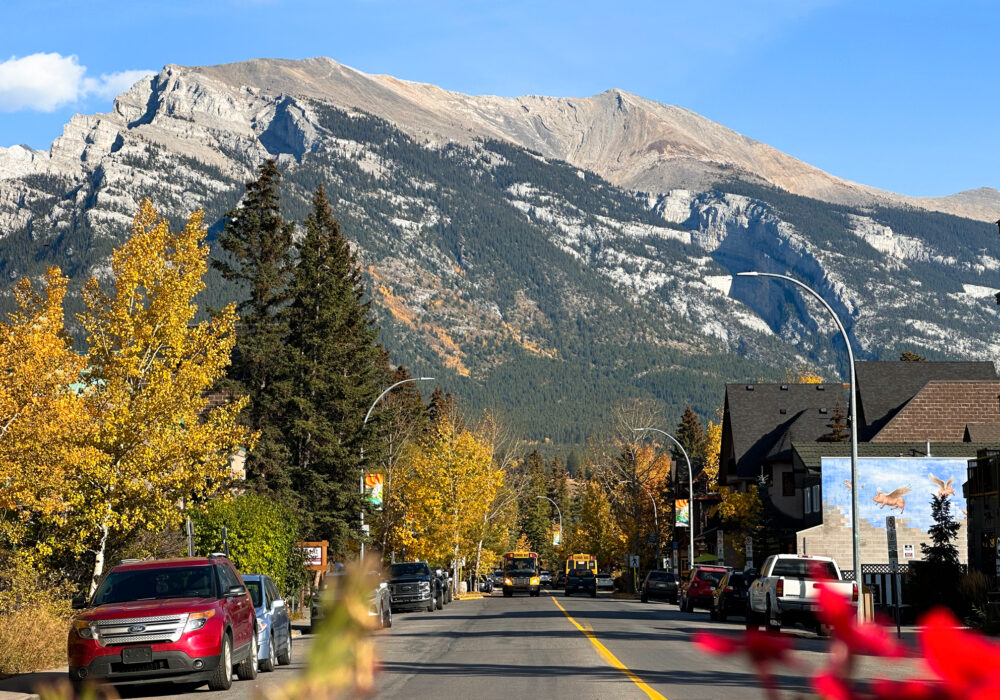 10th Ave Downtown Canmore Fall