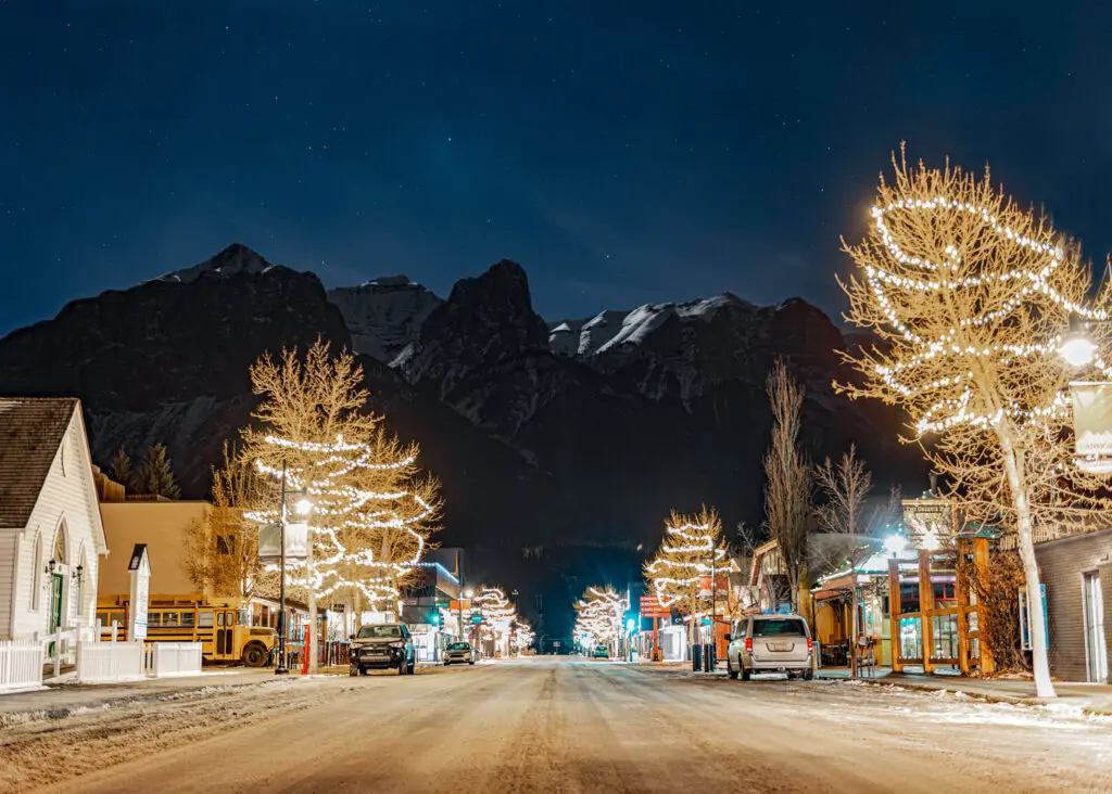 canmore christmas lights